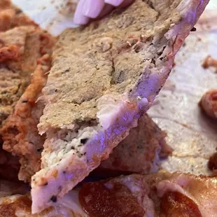 Undercooked gluten free crust