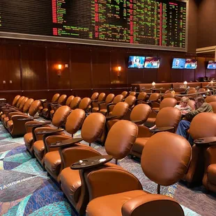 Cool chairs and betting wall