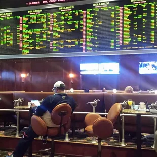 Part of the Sports Book room.