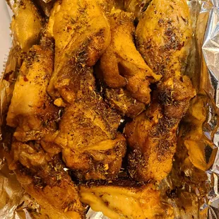 8'13'20 Jamaican Dry Rub Wingettes