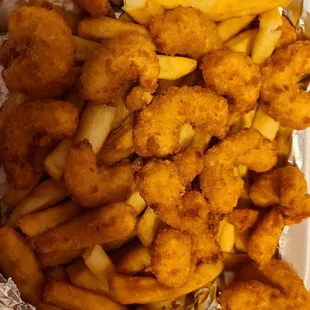 8'13'20 Shrimp Platter w Double Fries