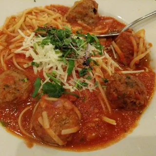 Quinoa Linguini & Turkey Meatballs