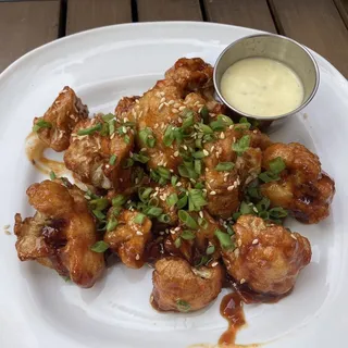 HONEY GARLIC CAULIFLOWER WINGS GFVEG