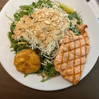 HONEY-FRIED GOAT CHEESE & ARUGULA SALAD GFVEG