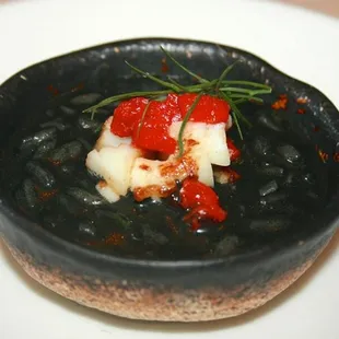 Squid Ink Risotto