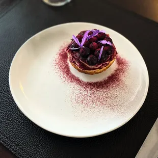 Blueberry and Earl Grey Cream -Early Summer 2023 2nd Course