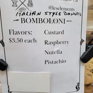 Limited menu, but enough choices