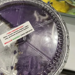 Cheese cake Ube.