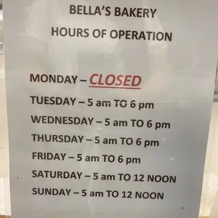 Business Hours