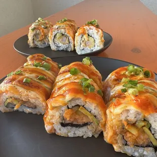 sushi and sashimi, sushi, food, sashimi