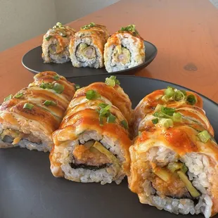 sushi, sushi and sashimi, sashimi, food
