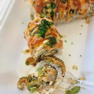 Close up of Dao&apos;s special roll