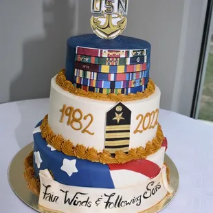 a military cake