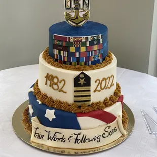 a military cake