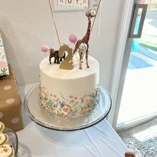 The beautiful cake