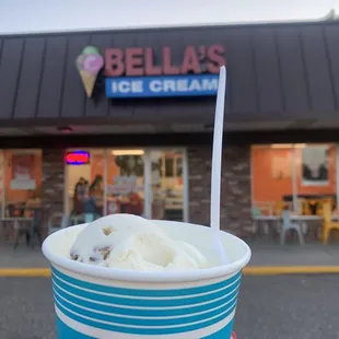 Ice cream and outdoor