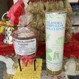 Manifestation protection candles