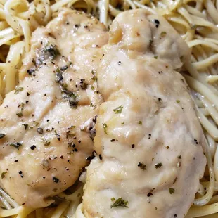 Chicken Piccata (sans capers)