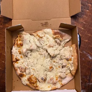 a pizza in a box