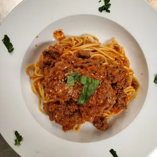 Spaghetti with meat sauce