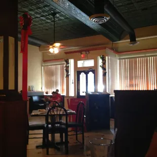 Inside view, front entrance