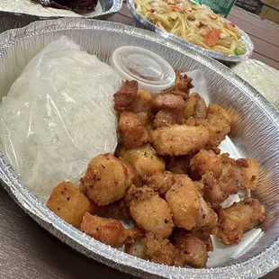 Fried pork belly