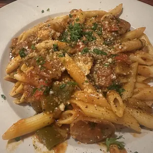 Pasta With spicy sausage