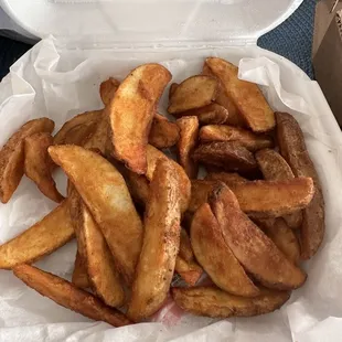 Yummy potato wedges
