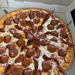 Pepperoni pizza