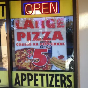 Good pizza for 5 bucks