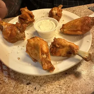 Fat hot chicken wings
