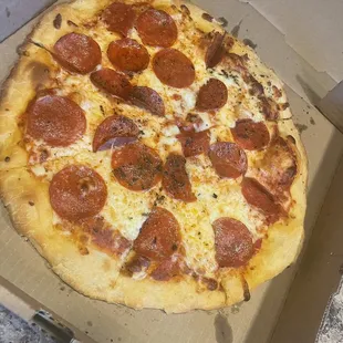 Pepperoni Pizza.  I thought it was really good.