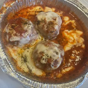 Side of Meatballs. Maybe the best I've ever had!