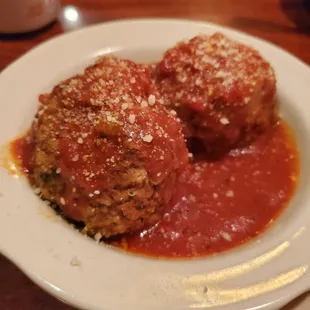 Best homemade meatballs in the Northeast.