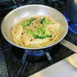 Chicken and Broccoli with Wheat Penne.