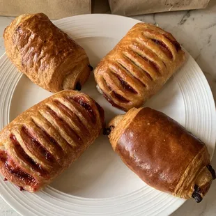 Chocolate Croissants &amp; Strawberry Cream Croissants (very good-highly recommended)