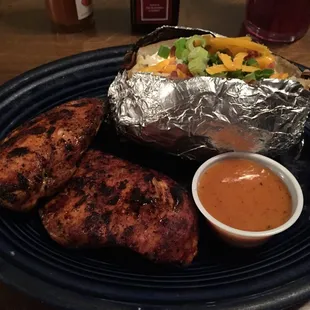 My husband loved the Chicken Breast dinner !!