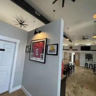 the interior of the restaurant