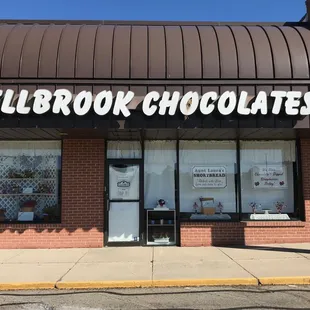 the front of the store
