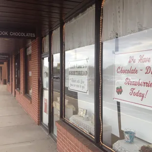 Window and store entrance