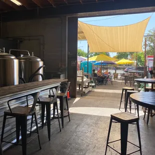 Indoor &amp; Outdoor seating!