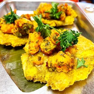 Seafood Tostones