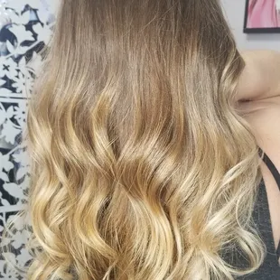 Natural Blonde Balayage by Katie