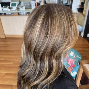 Sarah M., salon newest new member did a great Job , lots of compliments.  Love the color.