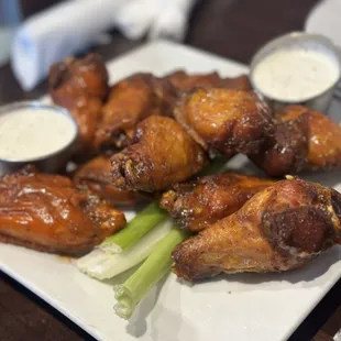 The wings! Half buffalo, half Thai chili