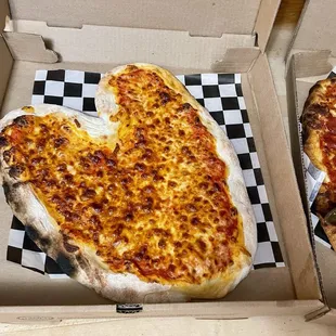 Adorable and delicious heart-shaped pizzas for our party. They were gone in minutes -- our guests LOVED them!