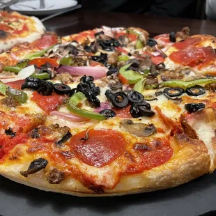 pizza, food