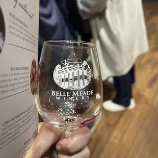 Wine glass for tasting