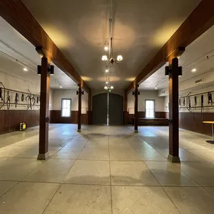 the interior of the building