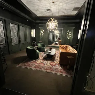 Side room for groups to have libations